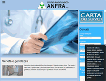 Tablet Screenshot of centroradiologicoanfra.com